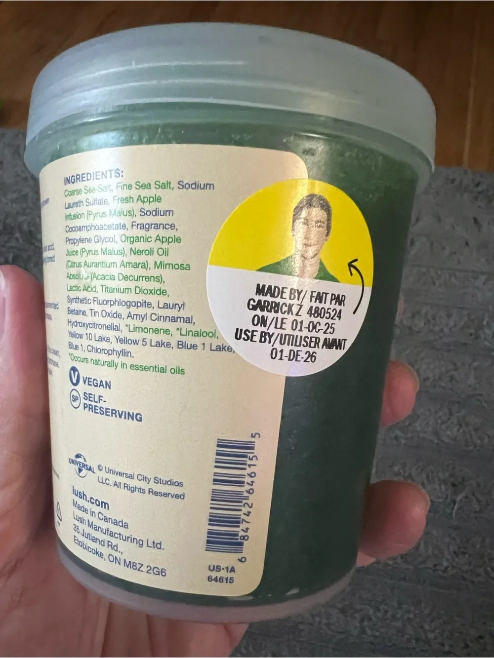 Lush x Wicked Elphaba s Lair Large Body Scrub